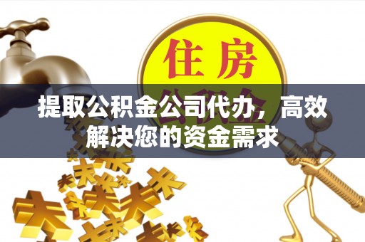 高雄提取公积金公司代办，高效解决您的资金需求